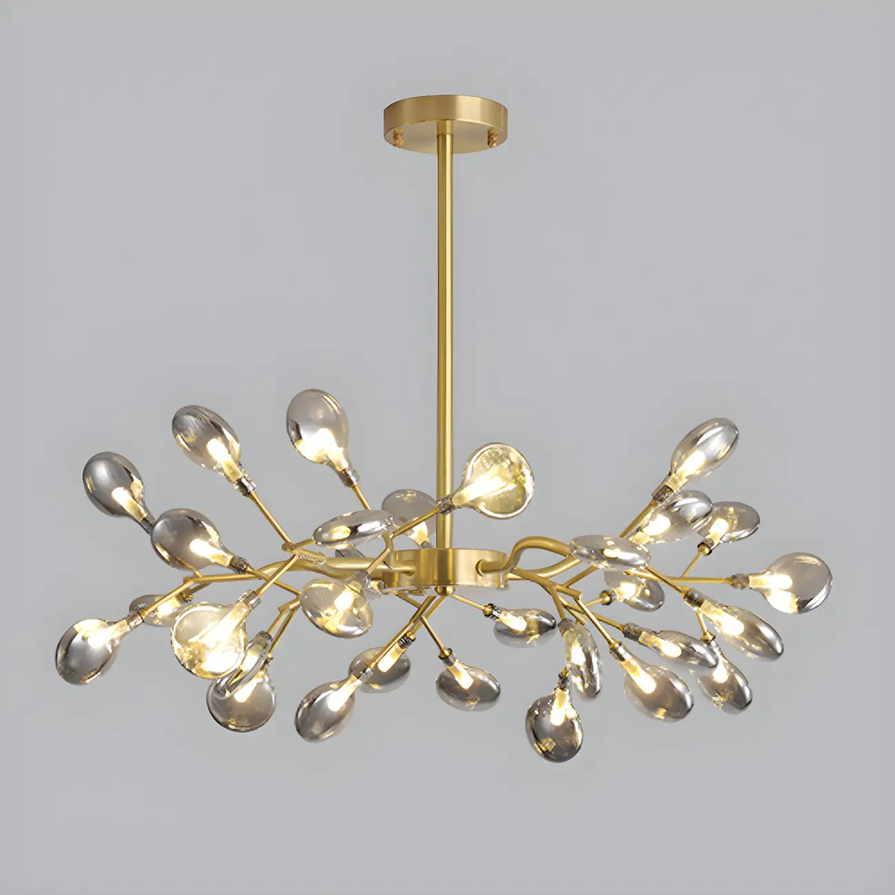Modern Gold Metal Fireflies Island Pendant Light