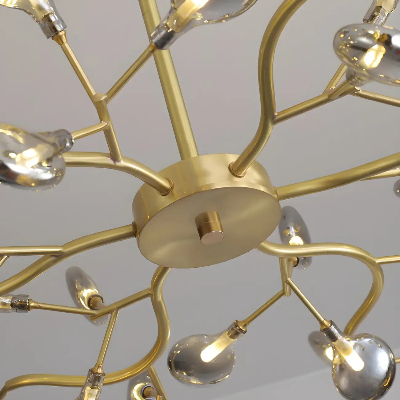 Modern Gold Metal Fireflies Island Pendant Light