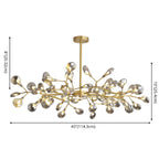 Modern Gold Metal Fireflies Island Pendant Light