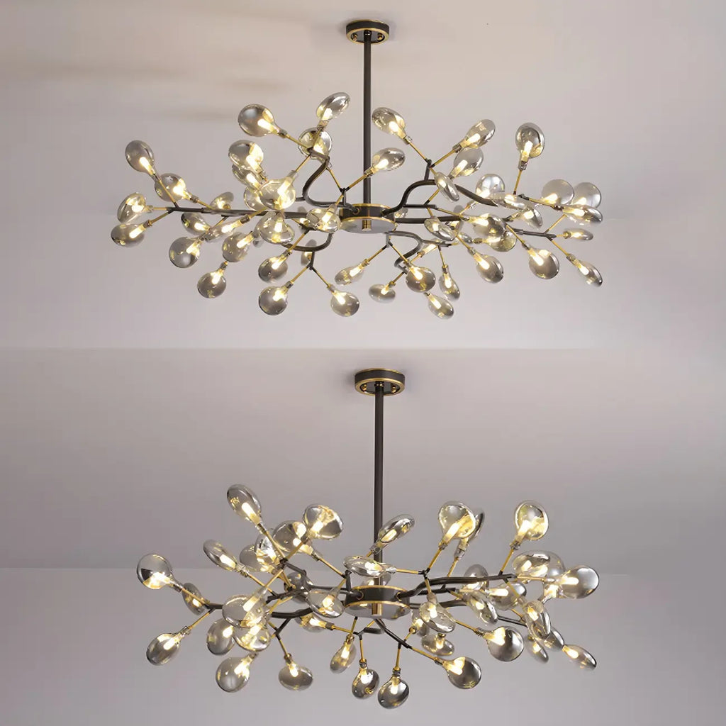 Modern Gold Metal Fireflies Island Pendant Light