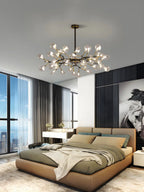 Modern Gold Metal Fireflies Island Pendant Light