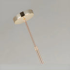 Modern Multi-Color Agate Deco Golden Sputnik Chandelier