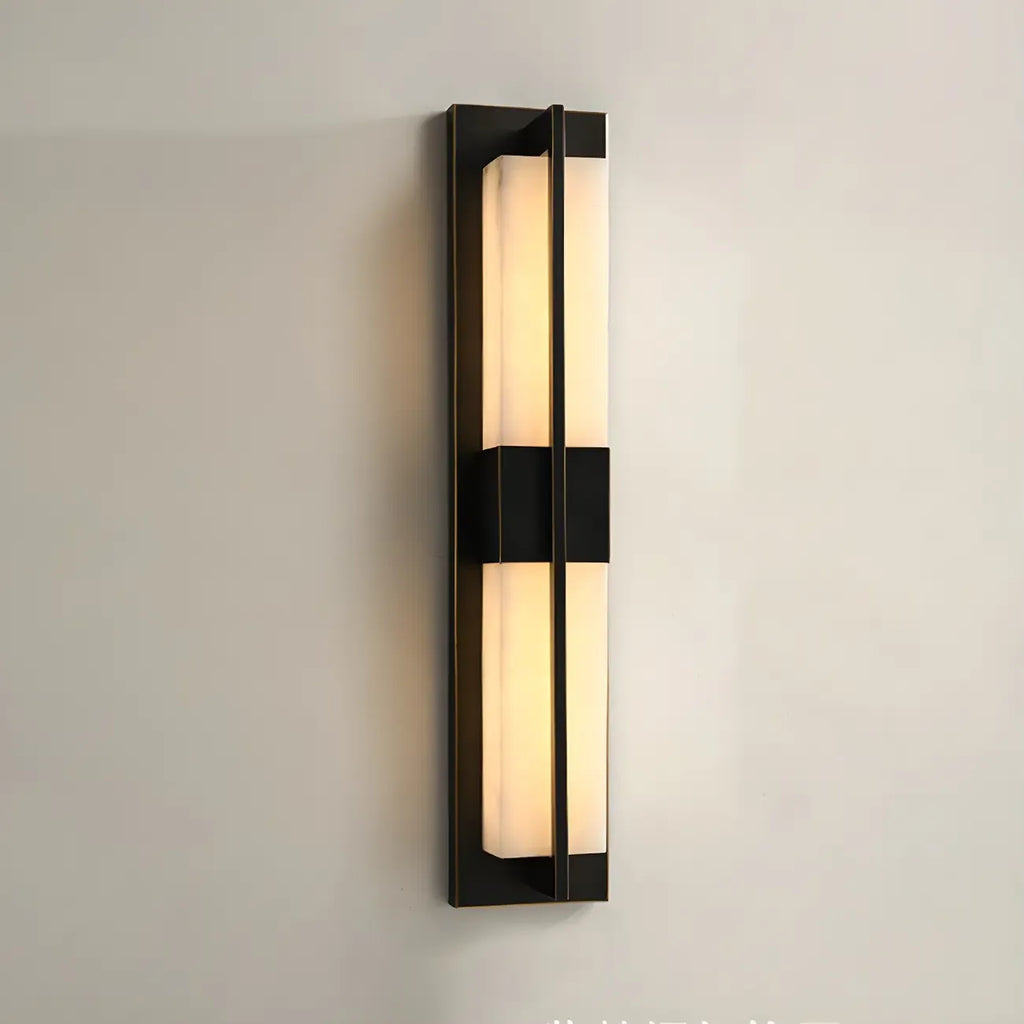 Modern Stone Up Down LED Wall Sconce for Bedroom