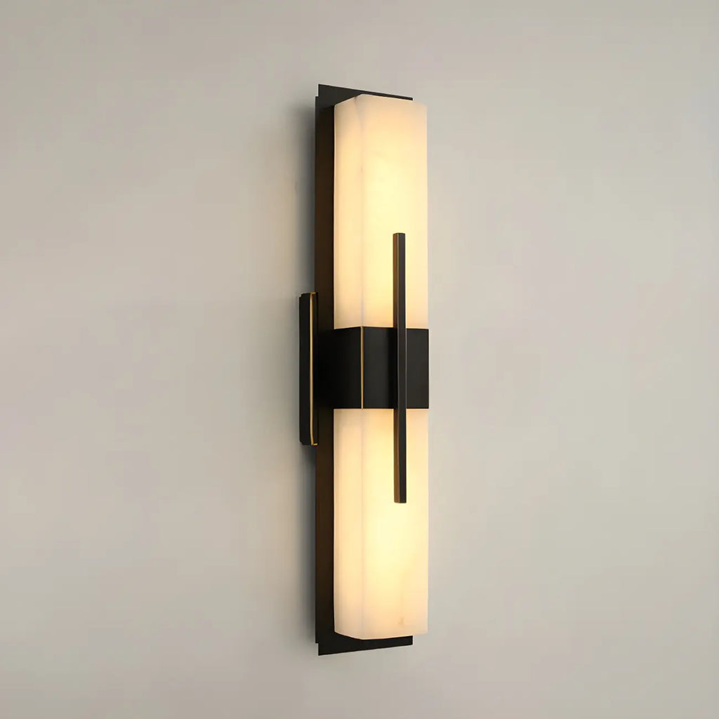 Modern Stone Up Down LED Wall Sconce for Bedroom