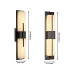 Modern Stone Up Down LED Wall Sconce for Bedroom