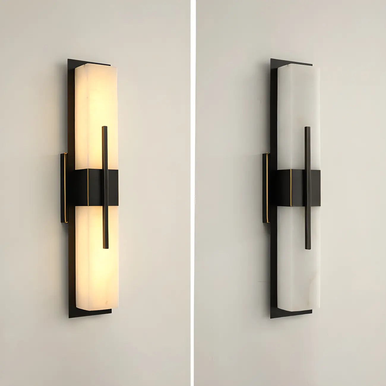 Modern Stone Up Down LED Wall Sconce for Bedroom