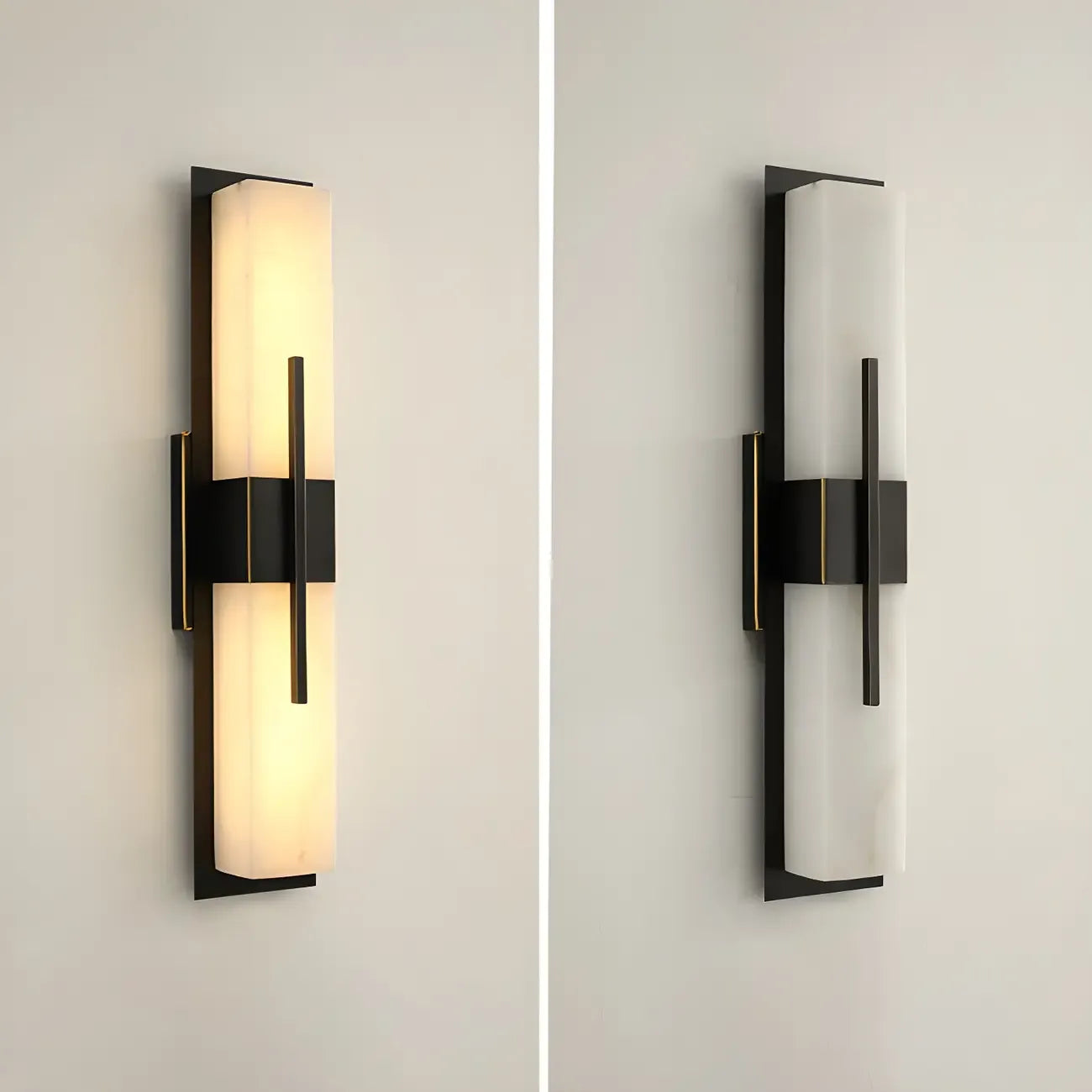 Modern Stone Up Down LED Wall Sconce for Bedroom