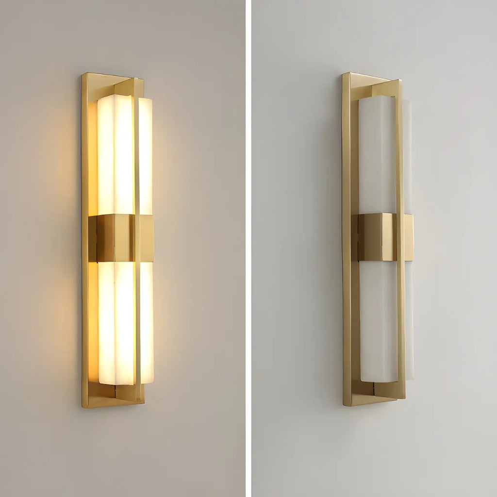 Modern Stone Up Down LED Wall Sconce for Bedroom