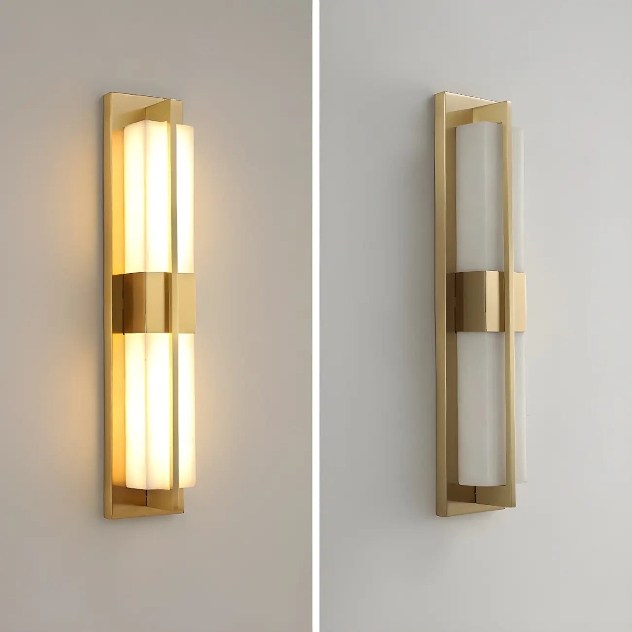 Modern Stone Up Down LED Wall Sconce for Bedroom
