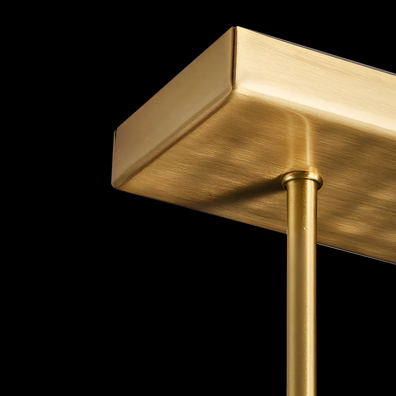 Gold Crystal Geometric Chandelier for Dining Area