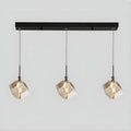 Modern Crystal Cube Island Pendant Light for Kitchen