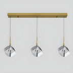 Modern Crystal Cube Island Pendant Light for Kitchen
