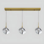 Modern Crystal Cube Island Pendant Light for Kitchen