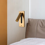 Modern Rotatable Metal Bedside LED Reading Wall Sconce