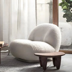 Modern Wool Fabric Swivel Lounge Chair for Living Room
