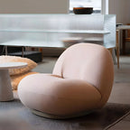 Modern Wool Fabric Swivel Lounge Chair for Living Room