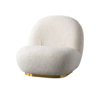 Modern Wool Fabric Swivel Lounge Chair for Living Room