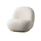 Modern Wool Fabric Swivel Lounge Chair for Living Room