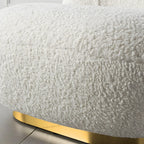 Modern Wool Fabric Swivel Lounge Chair for Living Room