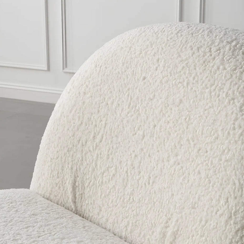 Modern Wool Fabric Swivel Lounge Chair for Living Room