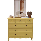 Traditional Yellow Wooden Dressers & Chests with Drawer