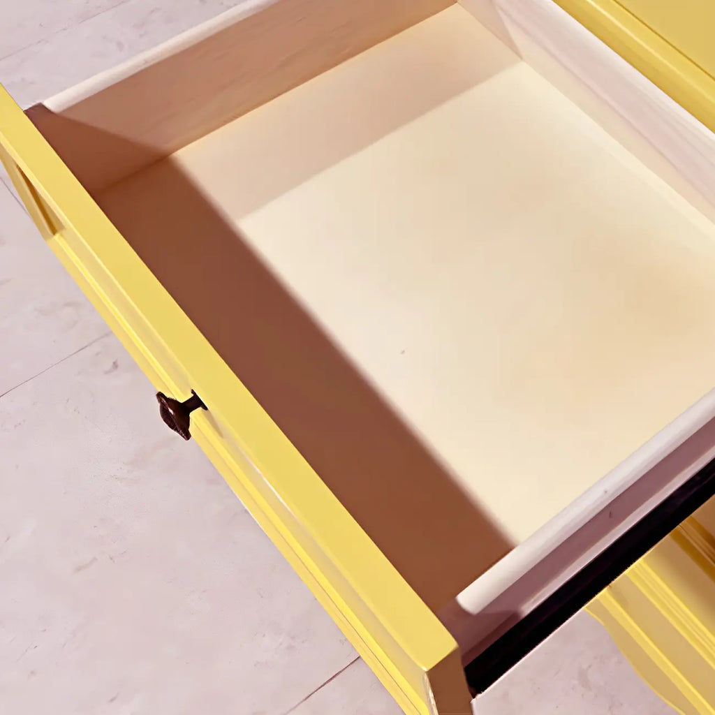Traditional Yellow Wooden Dressers & Chests with Drawer