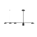 Modern Adjustable Black Linear Kitchen Island Light