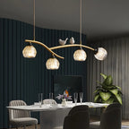 Modern Crystal Decorative Birds Pendant Light