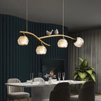 Modern Crystal Decorative Birds Pendant Light