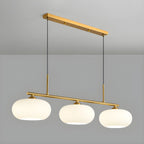Contemporary Frosted Glass Globe Island Pendant Light