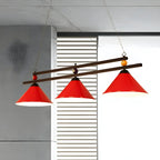 Rustic Metal 3-Light Pendant Light for Game Room