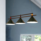 Rustic Metal 3-Light Pendant Light for Game Room