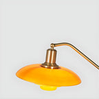 Standing Gold Floor Lamp with Balance Arm for Living Space