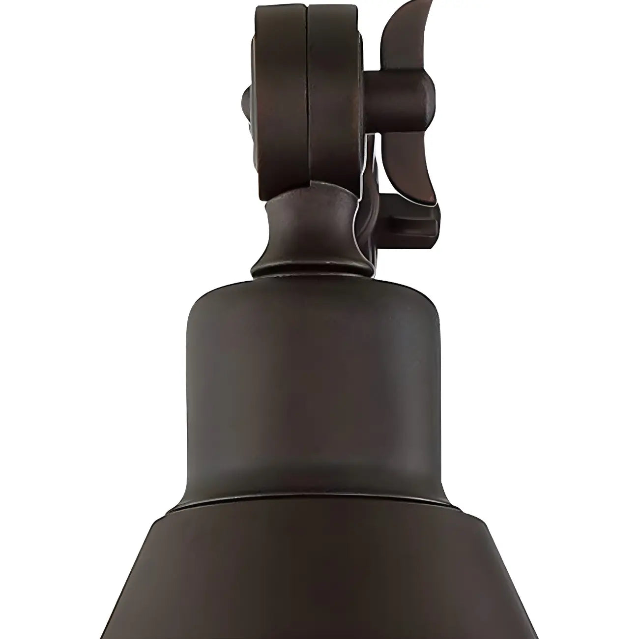 Vintage Metal Black Swing Arm Cone Shade Wall Light