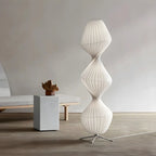 Unique Fabric Plug-In Lights Floor Lamp for Living Spaces