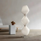 Unique Fabric Plug-In Lights Floor Lamp for Living Spaces
