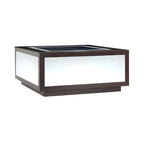 Simple Flat Solar Cubic Outdoor Post Lights