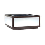 Simple Flat Solar Cubic Outdoor Post Lights