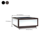 Simple Flat Solar Cubic Outdoor Post Lights