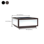 Simple Flat Solar Cubic Outdoor Post Lights