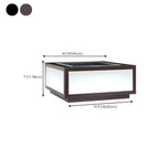 Simple Flat Solar Cubic Outdoor Post Lights