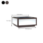 Simple Flat Solar Cubic Outdoor Post Lights