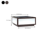 Simple Flat Solar Cubic Outdoor Post Lights