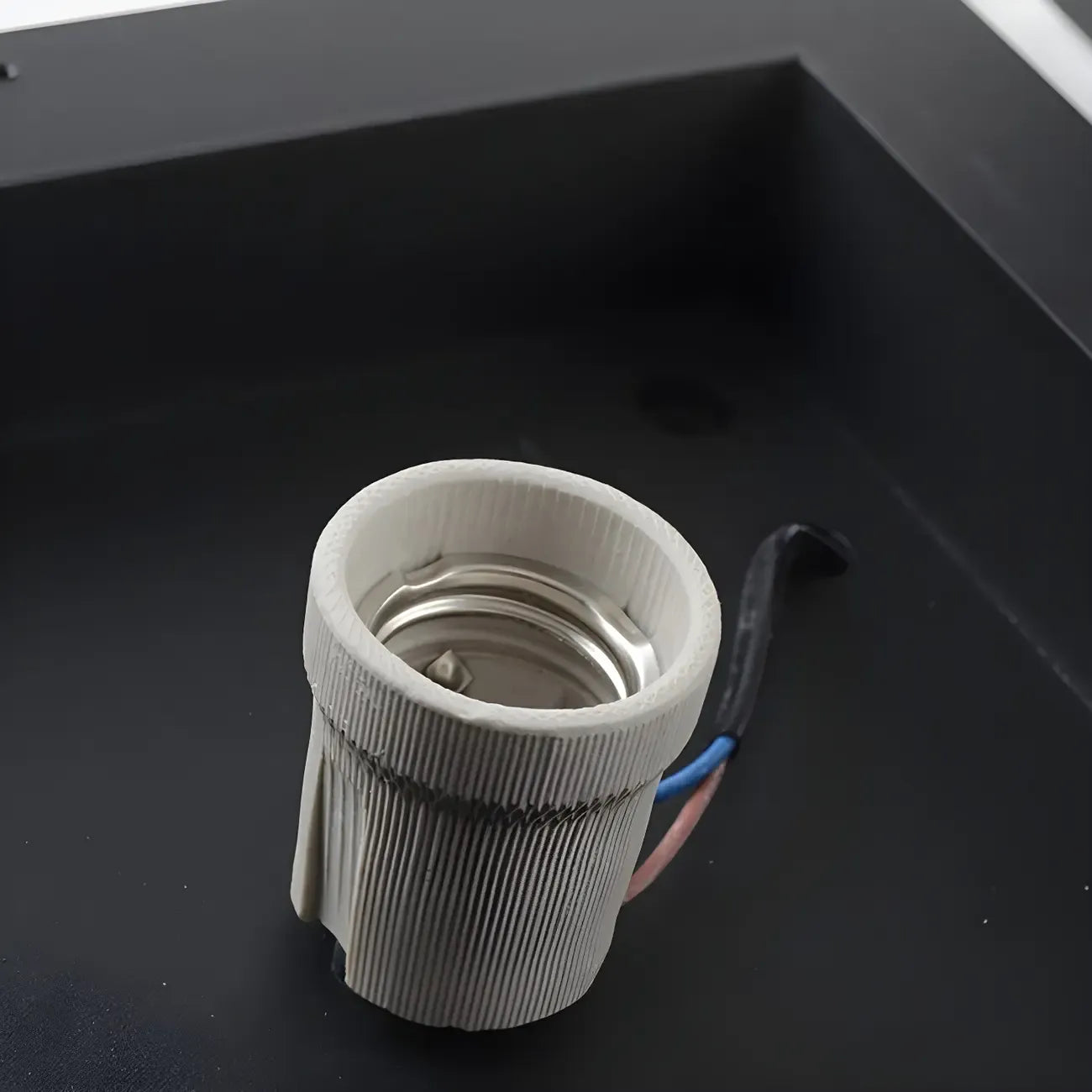 Minimalist Metal Black Square Outdoor Post Cap Light