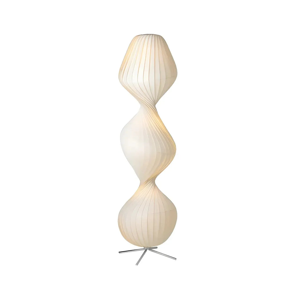 Unique Fabric Plug-In Lights Floor Lamp for Living Spaces