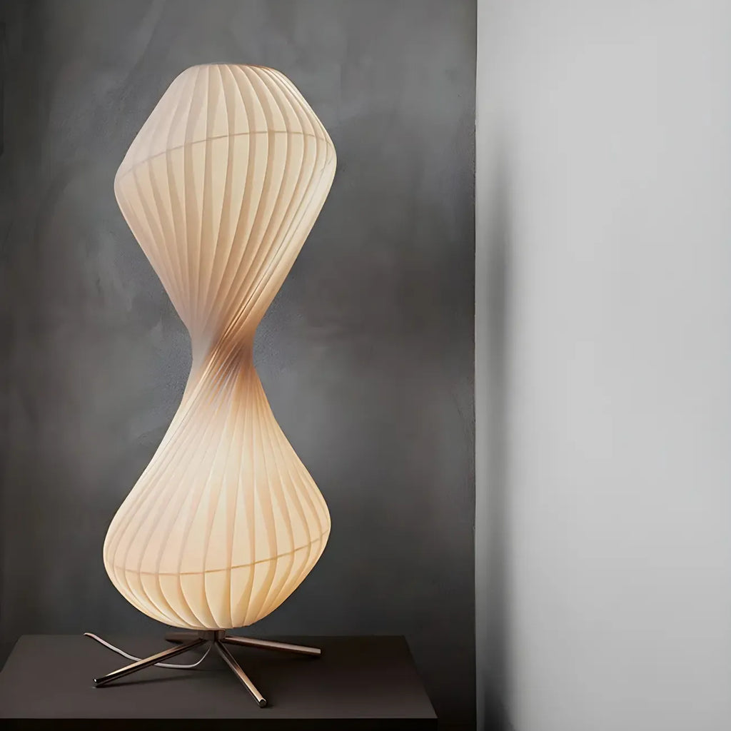 Unique Fabric Plug-In Lights Floor Lamp for Living Spaces