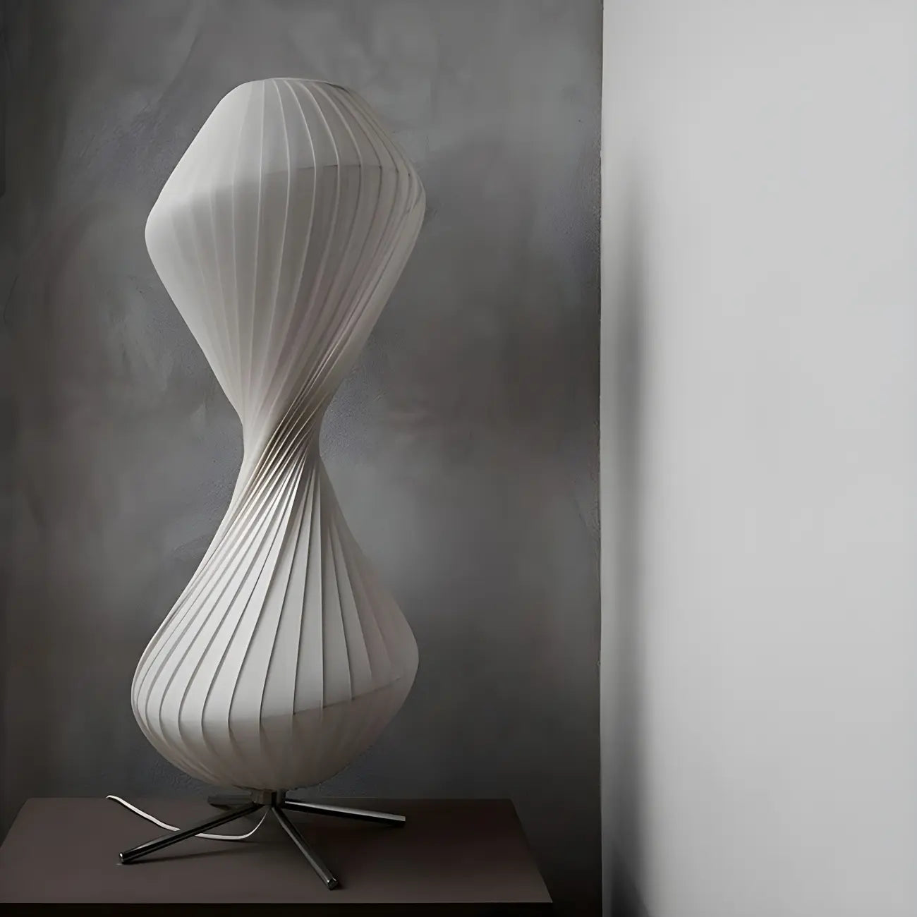Unique Fabric Plug-In Lights Floor Lamp for Living Spaces