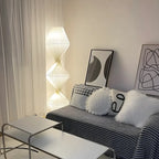Unique Fabric Plug-In Lights Floor Lamp for Living Spaces