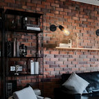 Contemporary Black Metal Swing Arm Wall Light