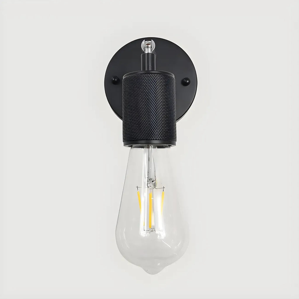 Contemporary Black Metal Swing Arm Wall Light